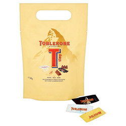 Продуктови Категории Шоколади Toblerone Микс от бял, черен и млечен шоколад 42 бр.340 гр.